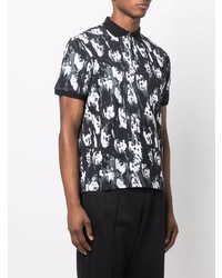 Just Cavalli Abstract Pattern Polo Shirt