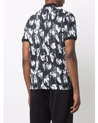 Just Cavalli Abstract Pattern Polo Shirt