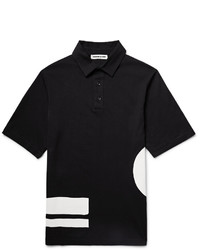 McQ Alexander Ueen Printed Cotton Jersey Polo Shirt