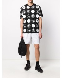 McQ Swallow Bird Print T Shirt