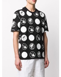 McQ Swallow Bird Print T Shirt