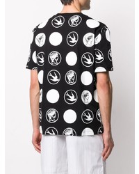 McQ Swallow Bird Print T Shirt