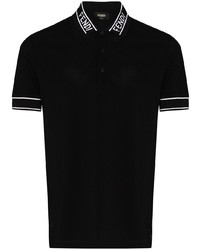 Fendi Jacquard Logo Polo Shirt