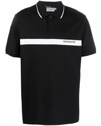 Calvin Klein Logo Print Polo Shirt