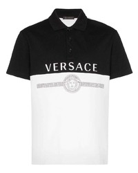 Versace Medusa Logo Print Polo Shirt
