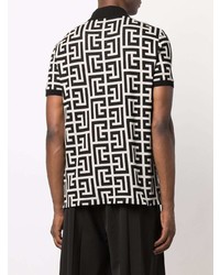 Balmain Pb Monogram Polo Shirt