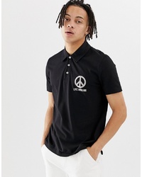 Love Moschino Polo Shirt With Chest Logo