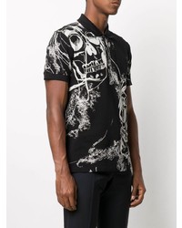 Alexander McQueen Skull Print Polo T Shirt