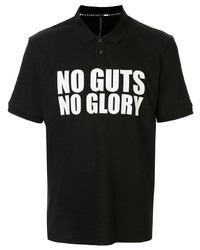 Blackbarrett Slogan Print Polo Shirt