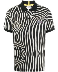 Lacoste Zebra Print Polo Shirt