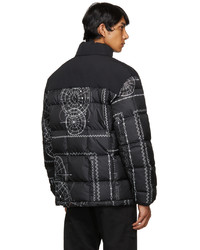Marcelo Burlon County of Milan Black Astral Puffer Jacket
