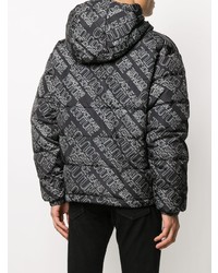 VERSACE JEANS COUTURE Logo Print Puffer Jacket