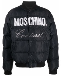 Moschino Padded Logo Detail Jacket