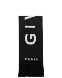 Givenchy Black And White Football Scarf