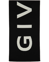 Givenchy Black Logo Scarf