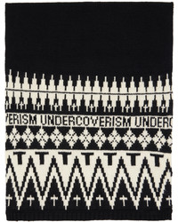 Undercoverism Black Off White Wrap Scarf