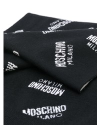 Moschino Logo Intarsia Scarf