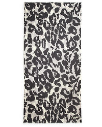Diane von Furstenberg Vault Kenley Leopard Print Cashmere Scarf