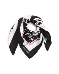 Valentino Waves Silk Scarf