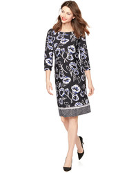 A Pea in the Pod Printed Maternity Shift Dress