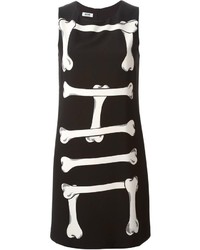Moschino Boutique Bone Print Shift Dress