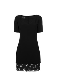 Boutique Moschino Shirt Lined Fitted Dress