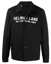 Helmut Lang Logo Print Shirt Jacket