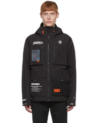 AAPE BY A BATHING APE Black Polyester Jacket