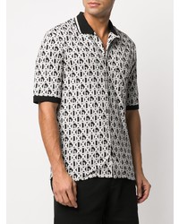 Dolce & Gabbana All Over Dg Print Polo Shirt