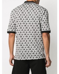 Dolce & Gabbana All Over Dg Print Polo Shirt