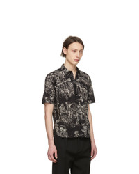 Saint Laurent Black And Off White Mexican Party Shirt