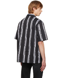 VERSACE JEANS COUTURE Black Jacquard Shirt