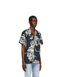 DOUBLE RAINBOUU Black Nightcrawler Hawaiian Shirt