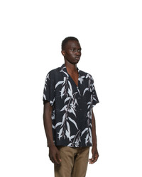 DOUBLE RAINBOUU Black Summer Short Sleeve Shirt