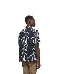 DOUBLE RAINBOUU Black Summer Short Sleeve Shirt