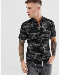 ONLY & SONS Cactus Print Short Sleeve Shirt