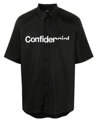 Marcelo Burlon County of Milan Confidential Print Short Sleeved Shirt