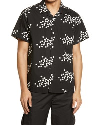 Obey Glazed Short Sleeve Button Up Camp Shirt