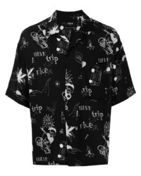 FIVE CM Graffiti Print Shirt