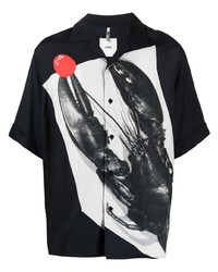 Oamc Lobster Print Shirt