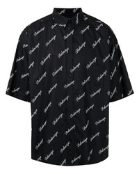 Balenciaga Logo Print Overized Shirt
