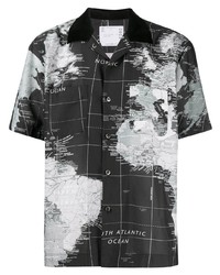 Sacai Map Of The World Shirt