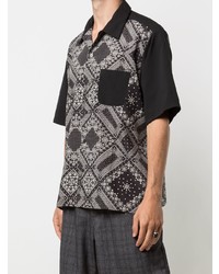 Sophnet. Mix Aloha Pattern Short Sleeved Shirt