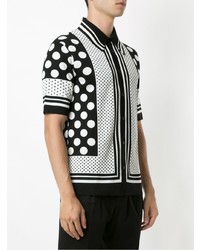 Dolce & Gabbana Polka Dots Pattern Polo Shirt