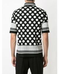 Dolce & Gabbana Polka Dots Pattern Polo Shirt