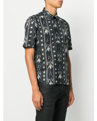 Saint Laurent Printed Short Sleeve Shirt