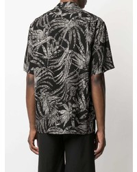 Saint Laurent Tropical Print Short Sleeve Shirt
