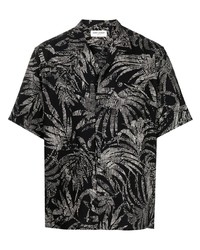Saint Laurent Tropical Print Short Sleeve Shirt