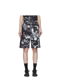 Moschino Black And White Mid Length Shorts
