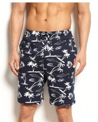 Nautica Palm Print Knit Shorts